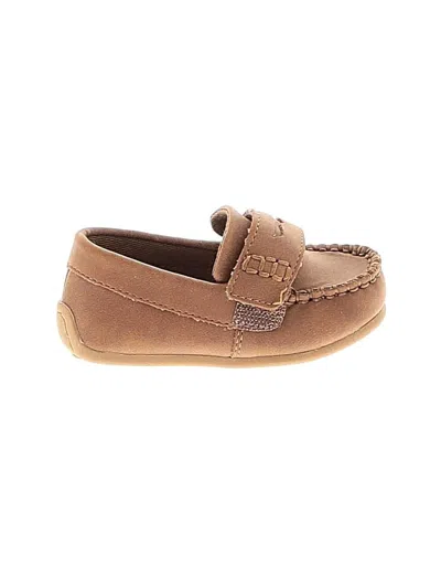 Pre-owned Cat & Jack Kids' Dress Shoes In Brown