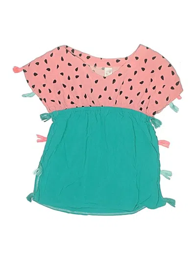 Pre-owned Cat & Jack Kids' Dress In Teal