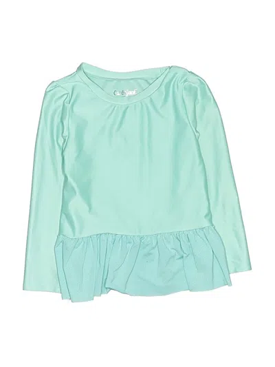 Pre-owned Cat & Jack Kids' Dress In Teal