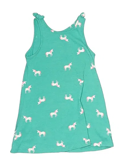 Pre-owned Cat & Jack Kids' Dress In Teal