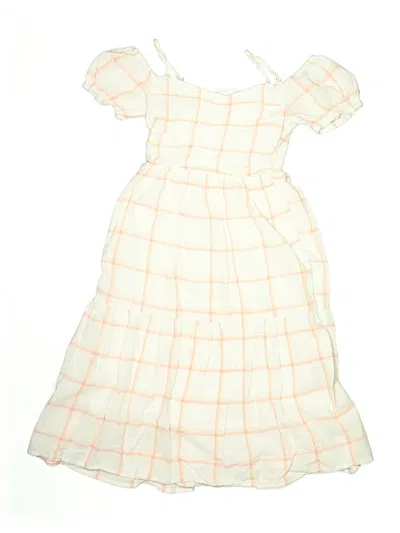 Pre-owned Cat & Jack Kids' Dress In White