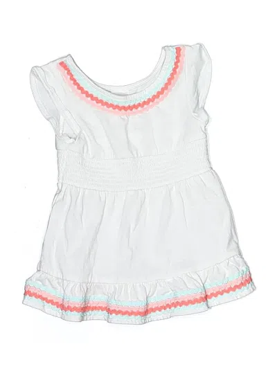 Pre-owned Cat & Jack Babies' Dress In White