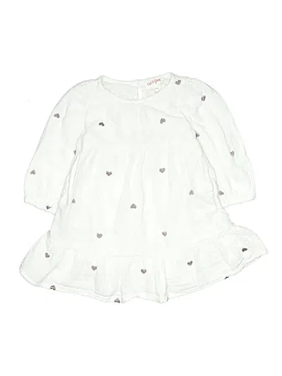 Pre-owned Cat & Jack Kids' Dress In White