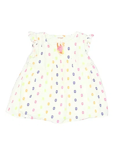 Pre-owned Cat & Jack Kids' Dress In White