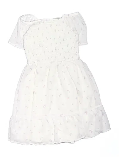Pre-owned Cat & Jack Kids' Dress In White