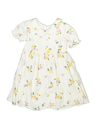Pre-owned Cat & Jack Kids' Dress In White