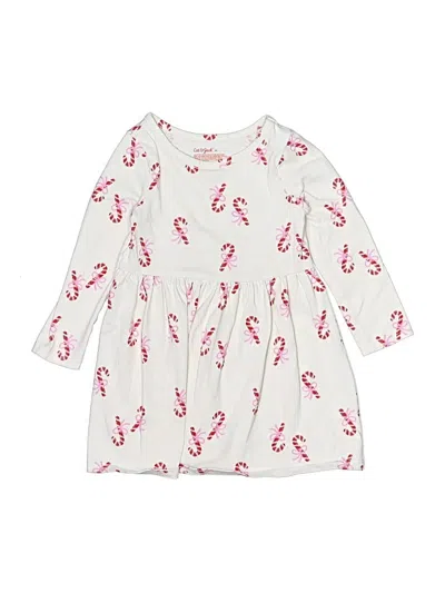 Pre-owned Cat & Jack Kids' Dress In White