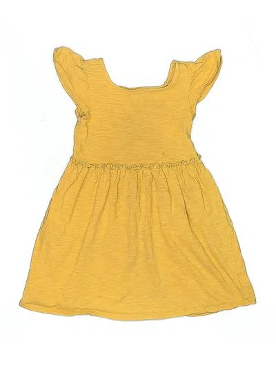 Pre-owned Cat & Jack Kids' Dress In Yellow