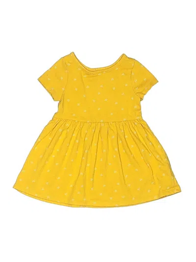 Pre-owned Cat & Jack Kids' Dress In Yellow