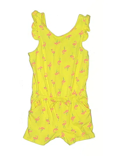 Pre-owned Cat & Jack Kids' Dress In Yellow