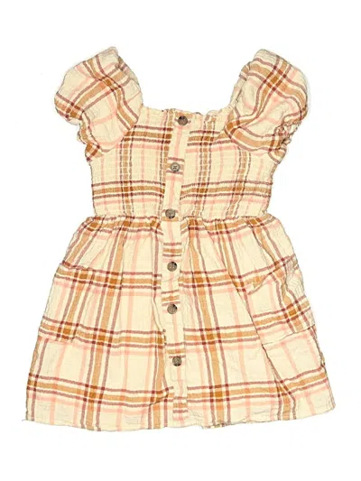 Pre-owned Cat & Jack Kids' Dress In Yellow