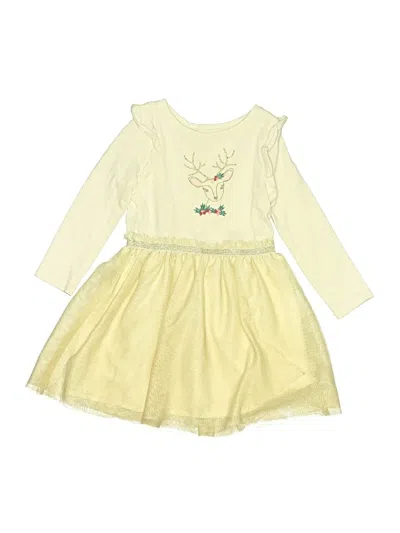Pre-owned Cat & Jack Kids' Dress In Yellow