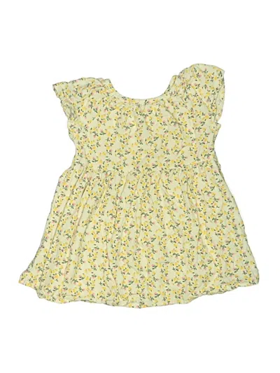Pre-owned Cat & Jack Kids' Dress In Yellow