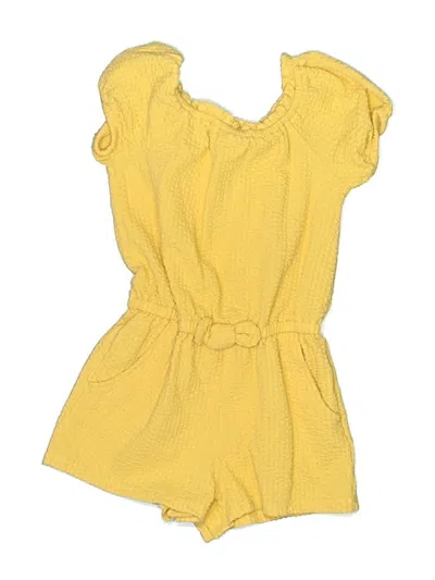 Pre-owned Cat & Jack Kids' Dress In Yellow