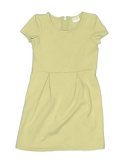 Pre-owned Cat & Jack Kids' Dress In Yellow