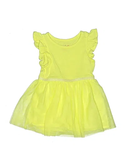 Pre-owned Cat & Jack Kids' Dress In Yellow