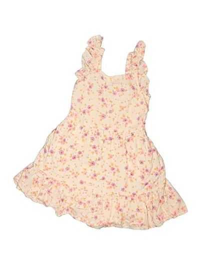 Pre-owned Cat & Jack Kids' Dress In Yellow