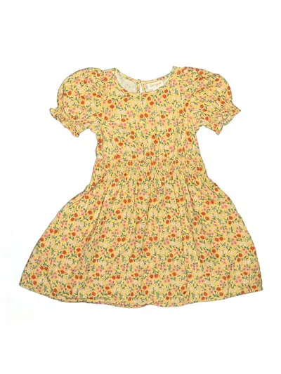 Pre-owned Cat & Jack Kids' Dress In Yellow