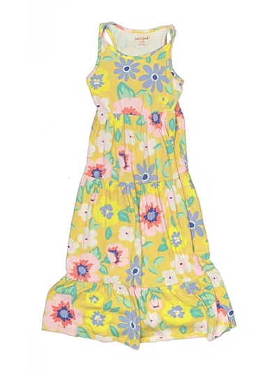 Pre-owned Cat & Jack Kids' Dress In Yellow