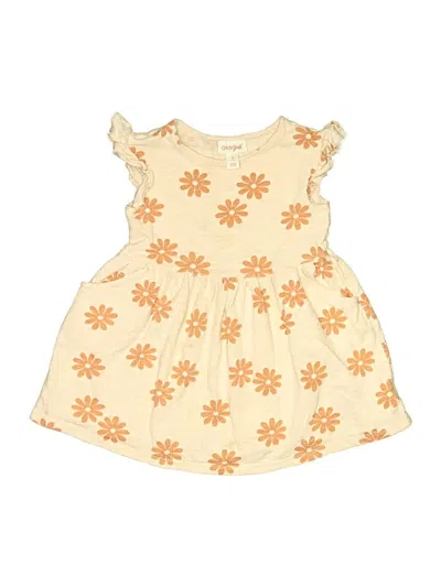 Pre-owned Cat & Jack Kids' Dress In Yellow