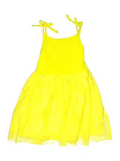 Pre-owned Cat & Jack Kids' Dress In Yellow