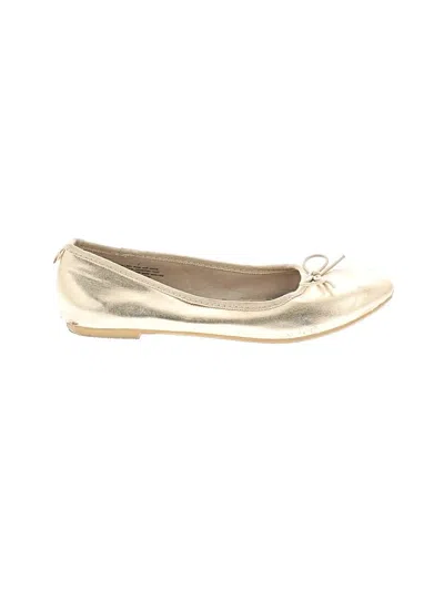 Pre-owned Cat & Jack Kids' Flats In Gold