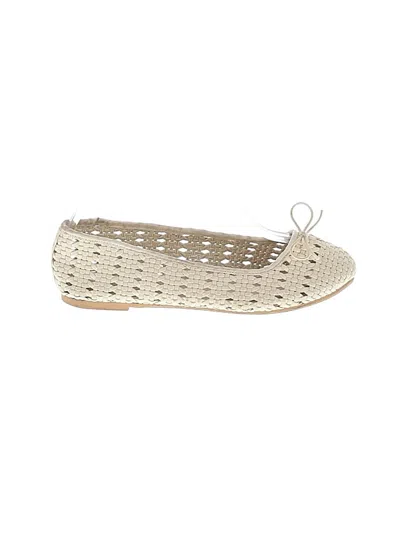Pre-owned Cat & Jack Kids' Flats In Ivory