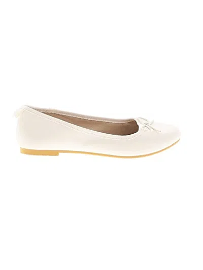Pre-owned Cat & Jack Kids' Flats In Ivory