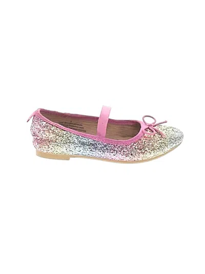 Pre-owned Cat & Jack Kids' Flats In Pink