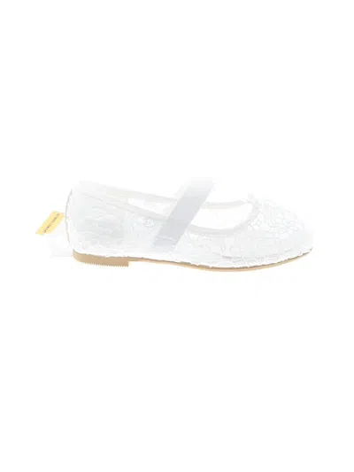 Pre-owned Cat & Jack Kids' Flats In White