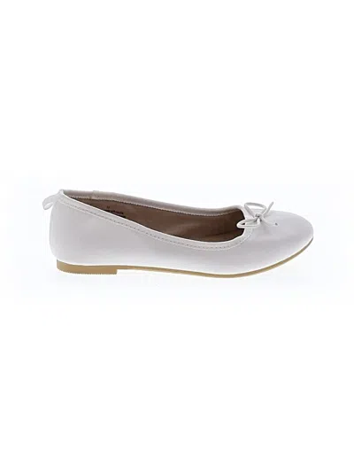 Pre-owned Cat & Jack Kids' Flats In White