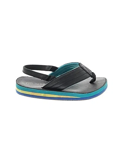 Pre-owned Cat & Jack Kids' Flip Flops In Black
