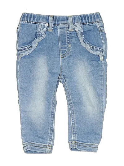 Pre-owned Cat & Jack Babies' Jeans In Blue