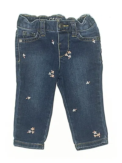 Pre-owned Cat & Jack Babies' Jeans In Blue