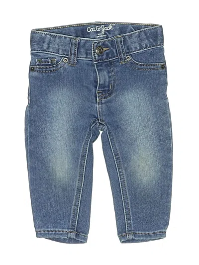 Pre-owned Cat & Jack Babies' Jeans In Blue
