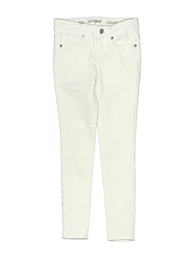 Pre-owned Cat & Jack Kids' Jeans In Ivory