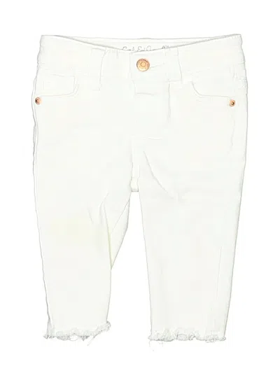 Pre-owned Cat & Jack Babies' Jeans In White