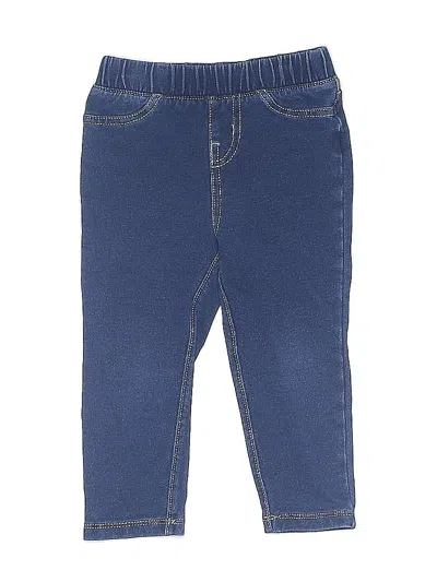 Pre-owned Cat & Jack Kids' Jeggings In Blue