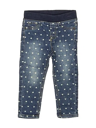 Pre-owned Cat & Jack Kids' Jeggings In Blue