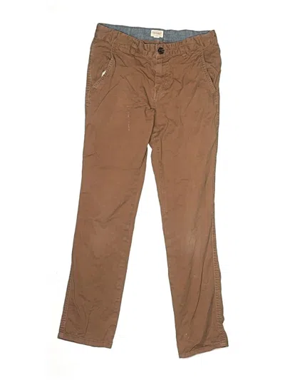 Pre-owned Cat & Jack Kids' Khaki Pant In Brown