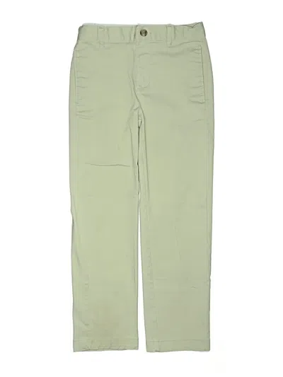 Pre-owned Cat & Jack Kids' Khaki Pant In Green