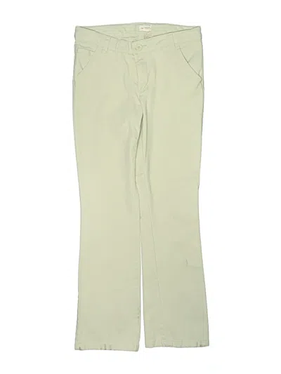 Pre-owned Cat & Jack Kids' Khaki Pant In Ivory