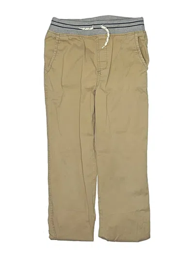 Pre-owned Cat & Jack Kids' Khaki Pant In Tan