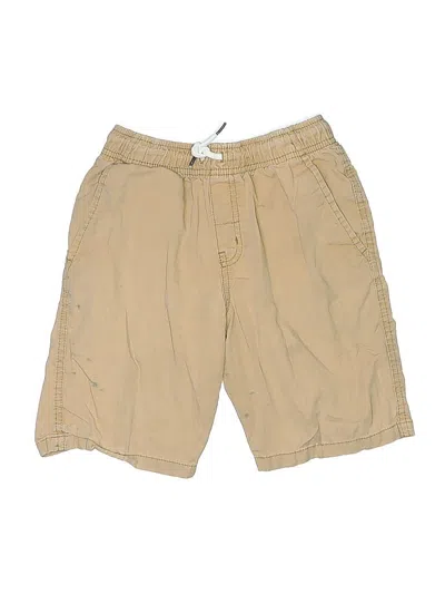 Pre-owned Cat & Jack Kids' Khaki Shorts In Brown
