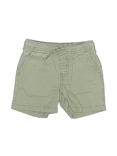 Pre-owned Cat & Jack Babies' Khaki Shorts In Green