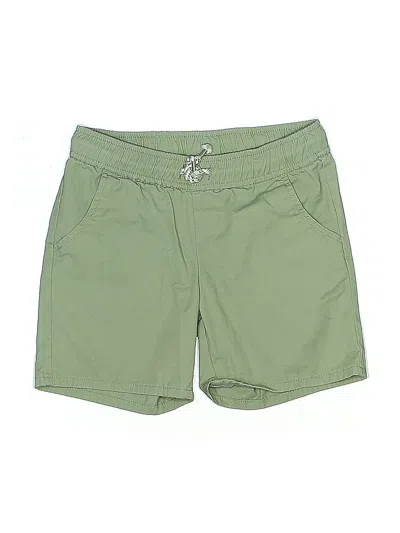 Pre-owned Cat & Jack Kids' Khaki Shorts In Green