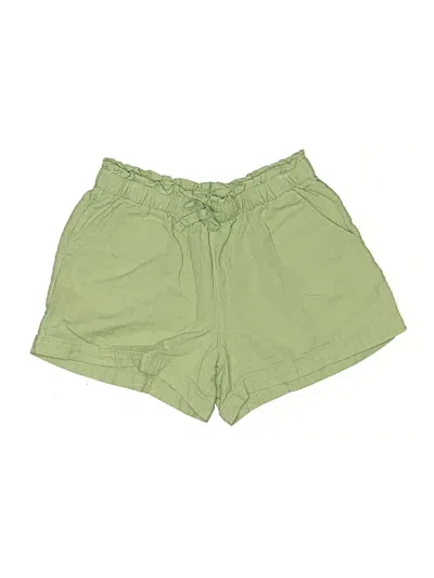 Pre-owned Cat & Jack Kids' Khaki Shorts In Green