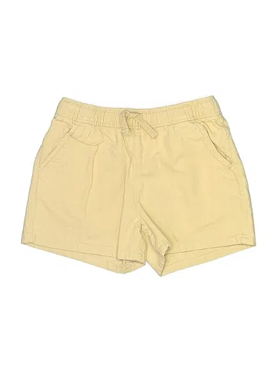 Pre-owned Cat & Jack Kids' Khaki Shorts In Yellow