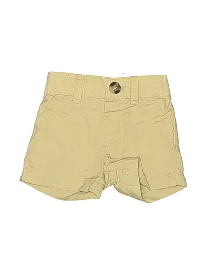 Pre-owned Cat & Jack Babies' Khaki Shorts In Yellow