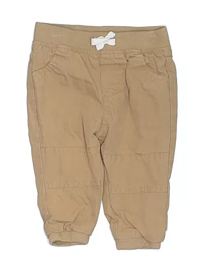Pre-owned Cat & Jack Babies' Khakis In Tan